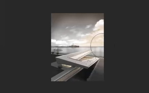 黄昏建筑效果图制作流程展示 黄昏建筑效果图制作流程展示